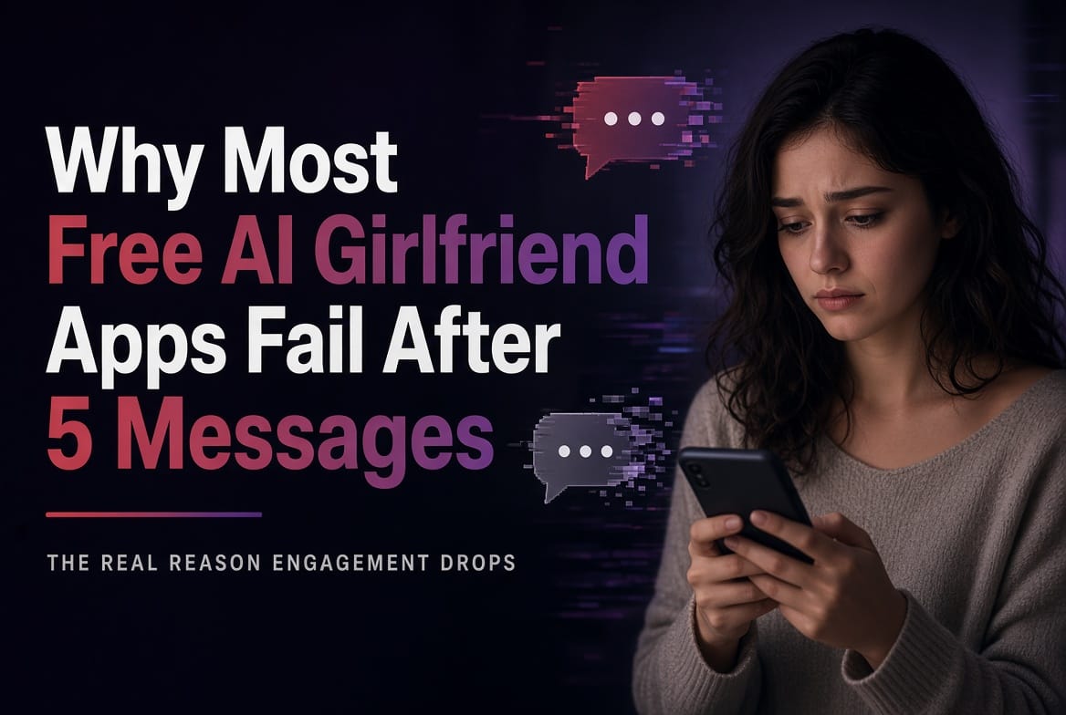 Why Most Free AI Girlfriend Apps Fail After 5 Messages