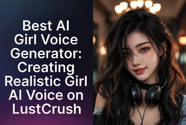 Best AI Girl Voice Generator: Creating Realistic Girl AI Voice on LustCrush