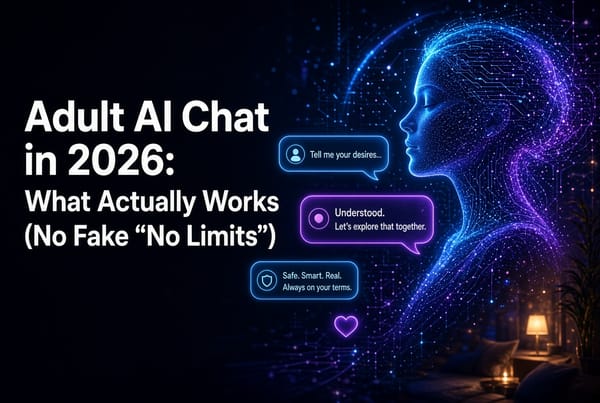 Adult AI Chat in 2026: What Actually Works (No Fake “No Limits”)